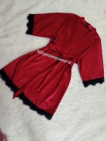 روبدوشامبر قرمز تور مژه