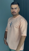 تیشرت پنبه گلبهی