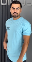 تیشرت چاپی ابی روشن