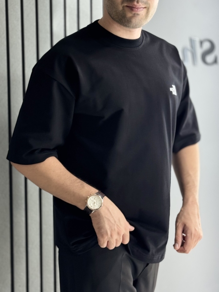 تیشرت دو نخ پنبه مشکی