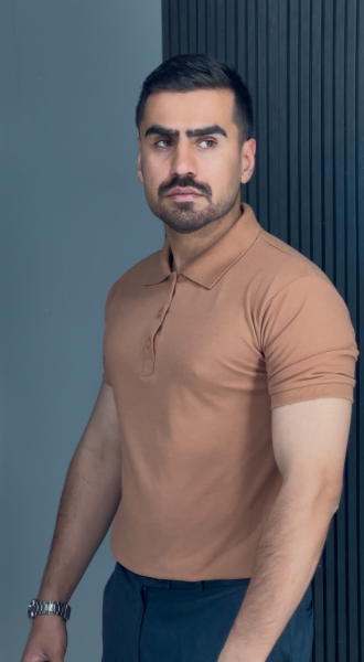پولوشرت قهوه ای