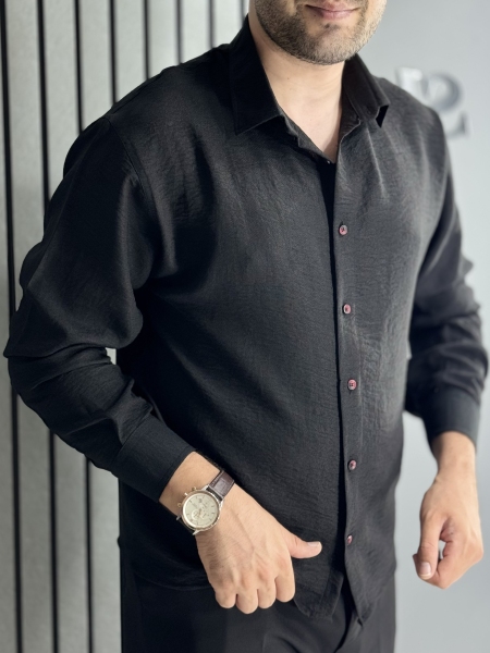 پیراهن باکسی پارچه وارداتی مشکی
