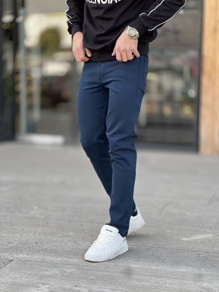 شلوار راسته جین Wrangler آبی کثیف کد 644
