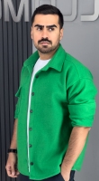 کت پشمی پارچه وارداتی سبز