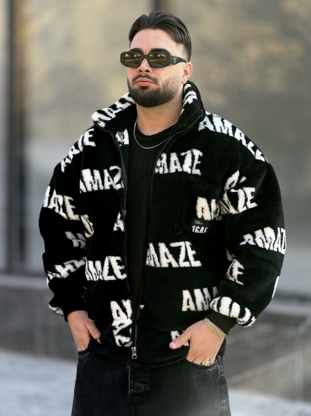 کاپشن تدی Balenciaga مشکی Amaze