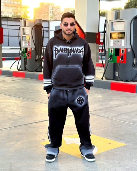 ست هودی و شلوار بالنسیاگا