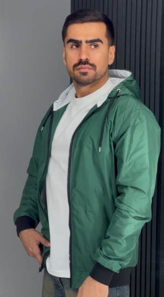 بادگیر داخل خز سبز