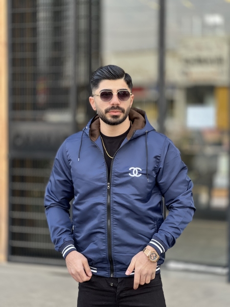 سویشرت ضدآب داخل خز Nazar سرمه ای