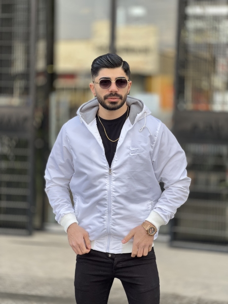سویشرت ضدآب داخل خز Nazar سفید