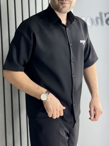 پیراهن مازراتی باکسی مشکی