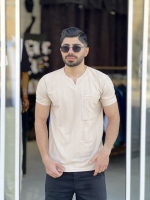 تیشرت یقه کوبایی مراکشی Azad کرمی