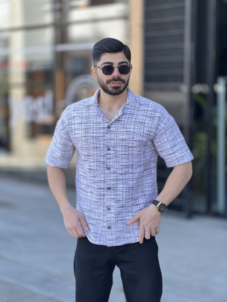 پیراهن بوکله ترک Civan یقه انگلیسی