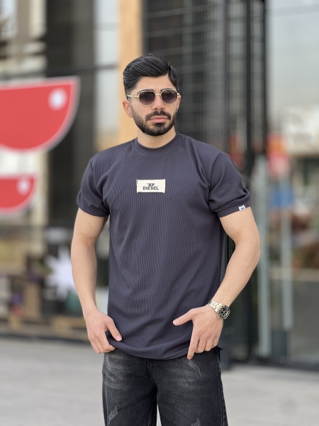 تیشرت مراکش میله ای Diesel طوسی