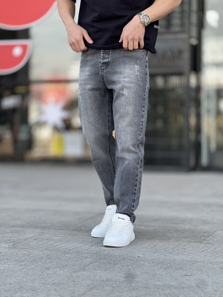 شلوار مام فیت Zara Vip اورجینال ذغالی کد 471