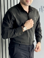 پیراهن پارچه بوگاتی مشکی
