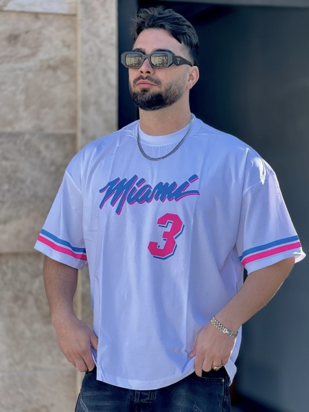 تیشرت Miami3 سفید D