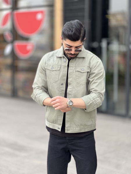 کت کتان ضخیم Max سبز صدری