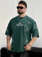 تیشرت 2نخ Balenciaga سبز HA
