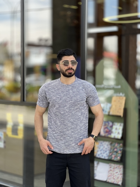 تیشرت بوکله خنک iq سرمه ای