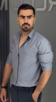 پیراهن دوشین طوسی
