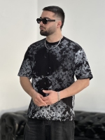 تیشرت 2نخ ابروبادی LV مشکی C