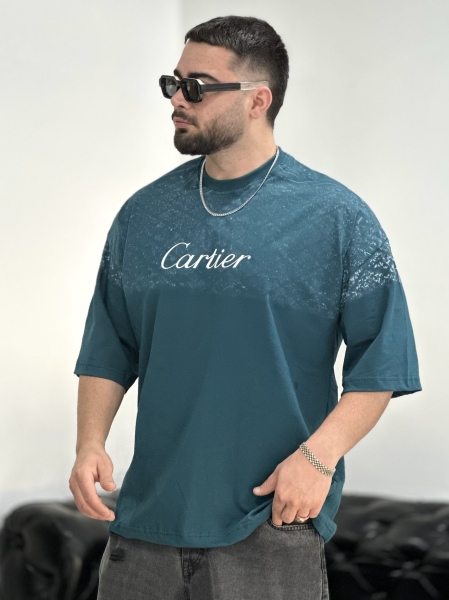 تیشرت پنبه Cartier سبز B
