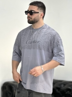 تیشرت پنبه Cartier طوسی B