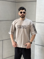 تیشرت دو نخ Diesel کرمی