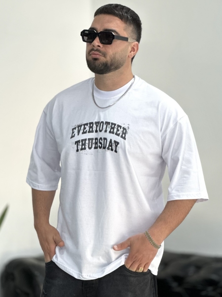 تیشرت پنبه Thursday سفید