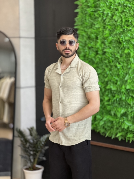 پیراهن مراکش خارجی یقه انگلیسی AB صدری