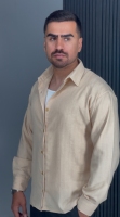 پیراهن باکسی کرمی