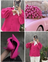 شومیز رنگی پرنیا