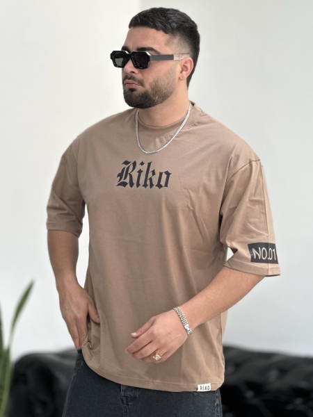 تیشرت پنبه RIKO نسکافه ای