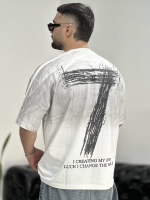 تیشرت کاستوم Seven سفید