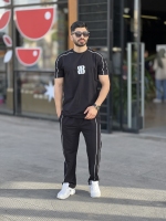 ست تیشرت شلوار مغزی دوز Ara Bb مشکی