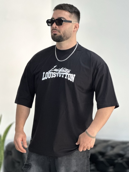 تیشرت پنبه LOUIS مشکی HA
