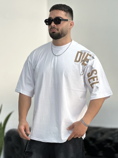 تیشرت Diesel سرشانه سفید