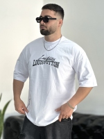 تیشرت پنبه LOUIS سفید HA