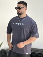 تیشرت پنبه VICTORY خاکستری