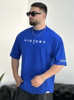 تیشرت پنبه VICTORY آبی