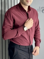 پیراهن دوشین زرشکی