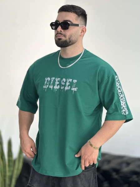 تیشرت 2نخ DIESEL سبز