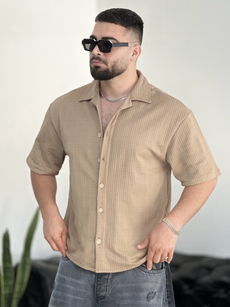 پیراهن LV نسکافه ای