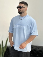 تیشرت پنبه Represent آسمانی