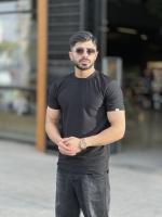 تیشرت مراکش راه راه Zara خنک مشکی